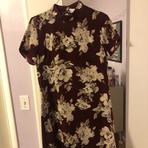Bohme Floral High Neck Dress